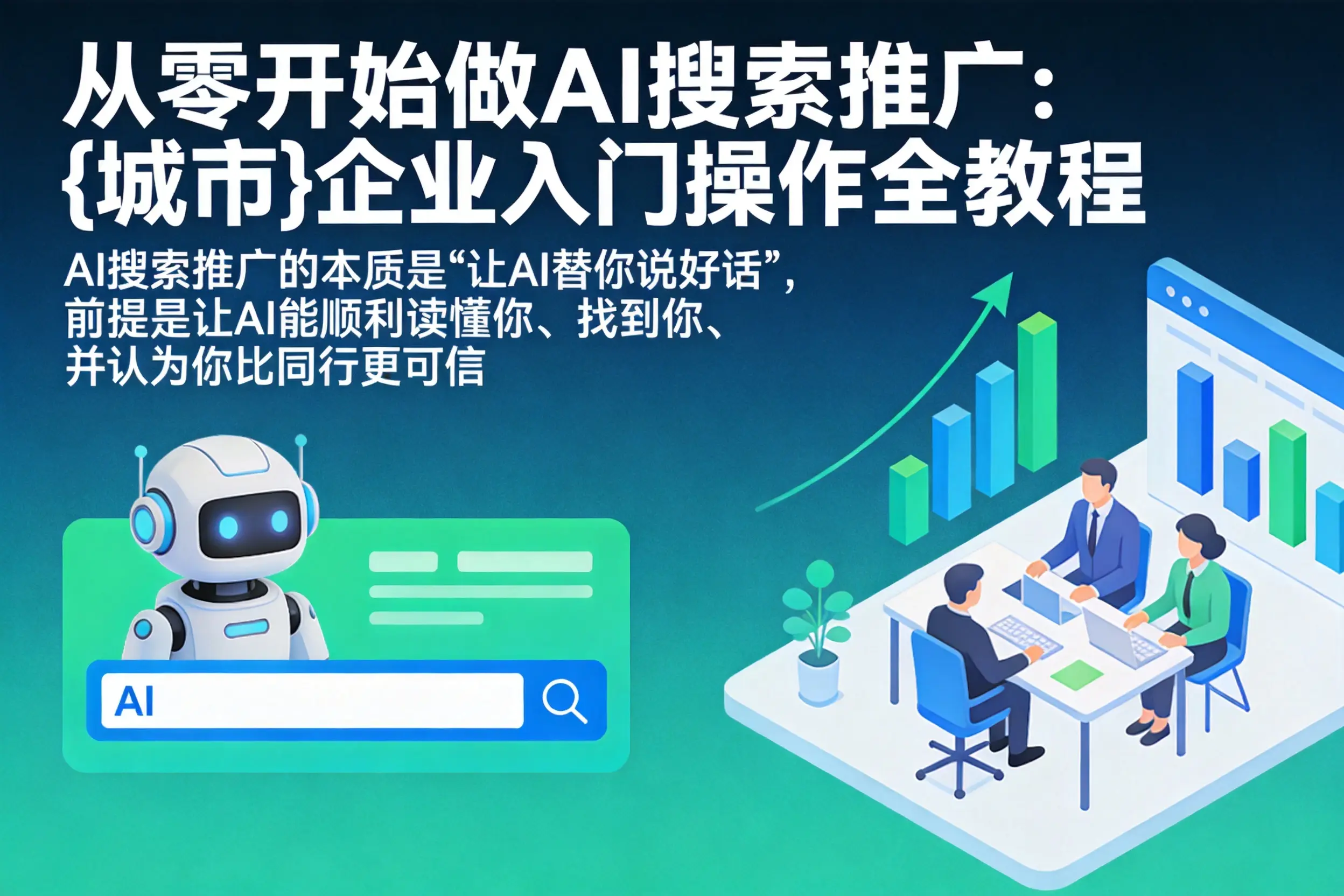 从零开始做AI搜索推广：广元企业入门操作全教程