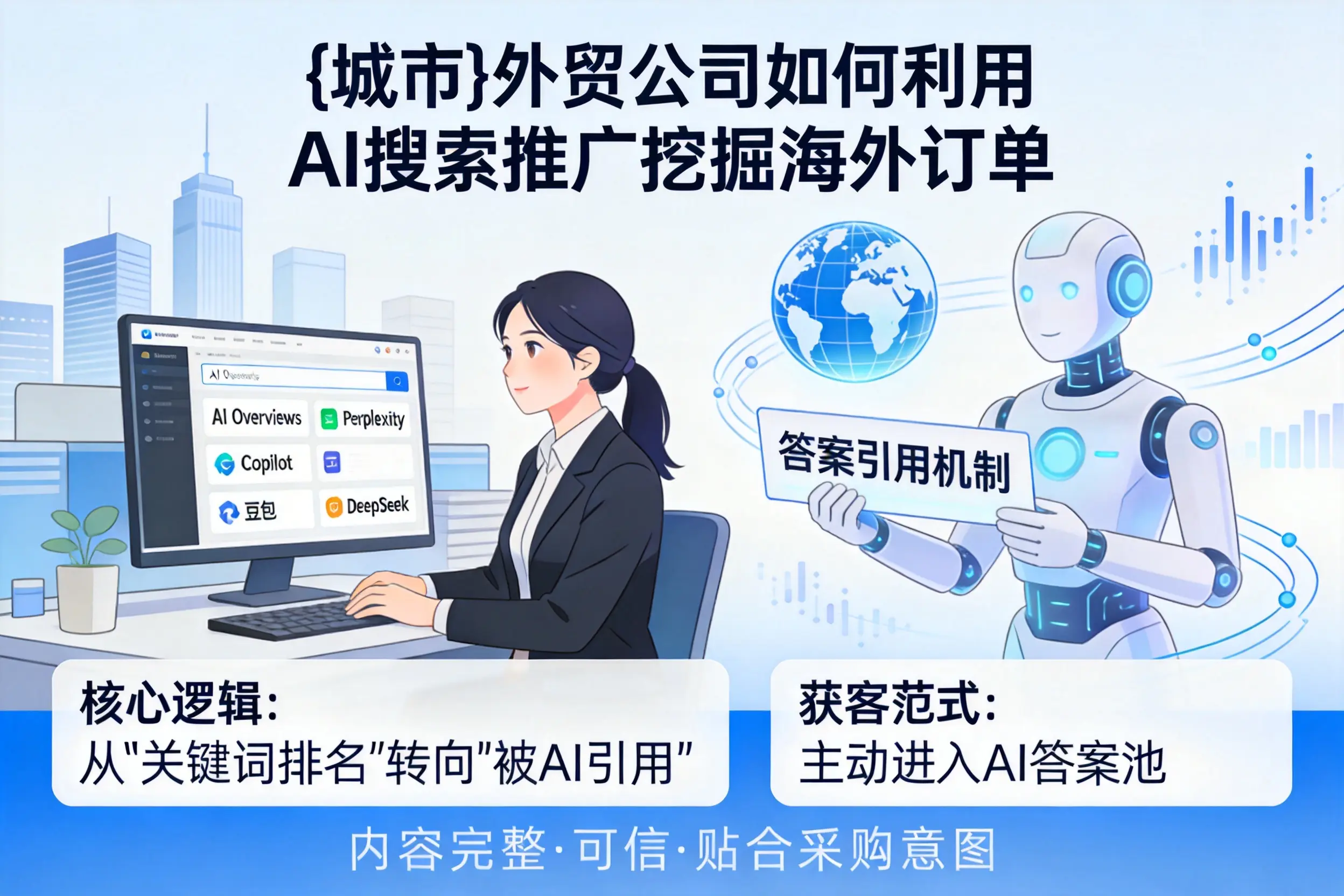 广元外贸公司如何利用AI搜索推广挖掘海外订单