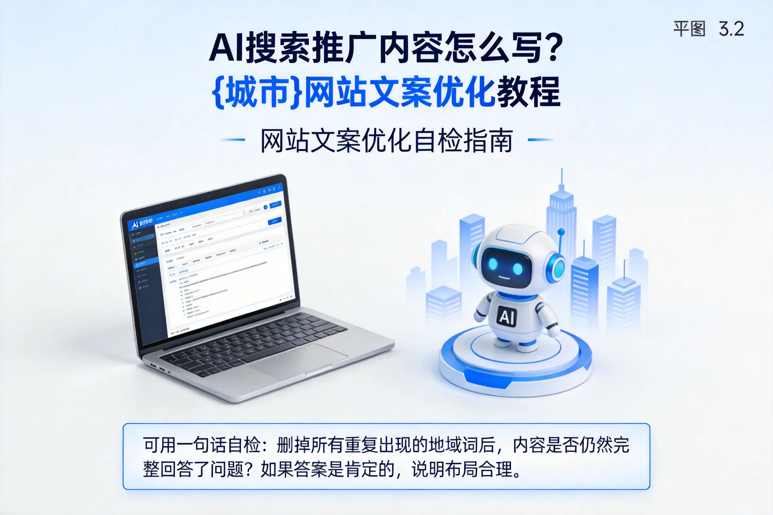 AI搜索推广内容怎么写？广元网站文案优化教程