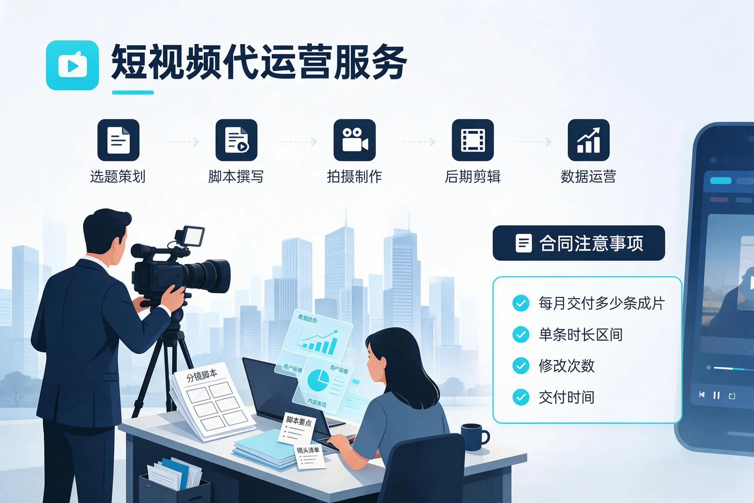 短视频代运营包含哪些服务？广元企业常见问题科普