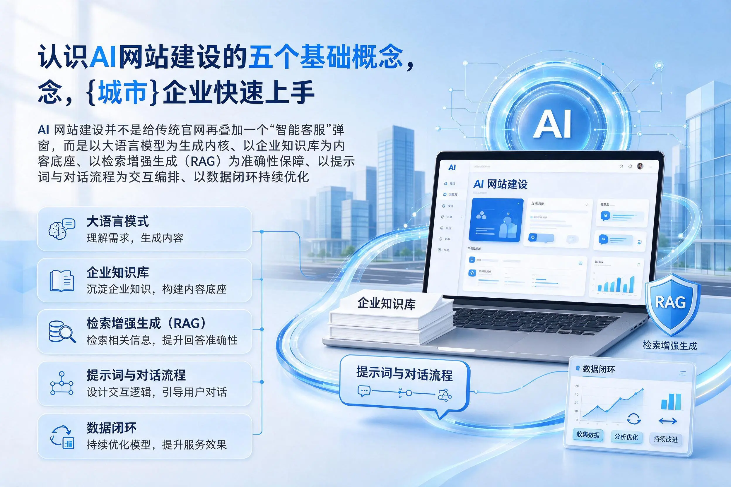 认识AI网站建设的五个基础概念，广元企业快速上手