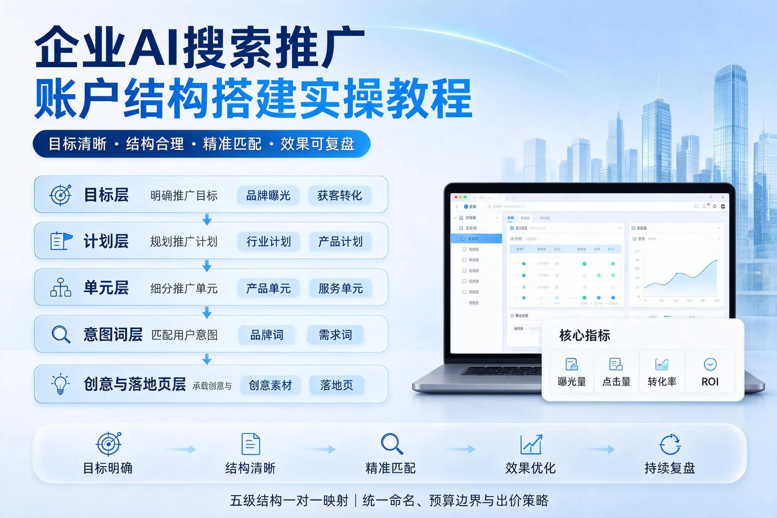 广元企业AI搜索推广账户结构搭建实操教程